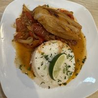 Yassa Chicken 🌱  at Native Foods - The Loop in Chicago