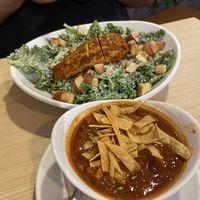 Kale Caesar and chili  at Native Foods - The Loop in Chicago
