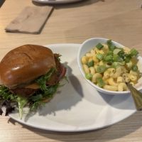 chicken & avocado club with mac and cheese side   at Native Foods - The Loop in Chicago