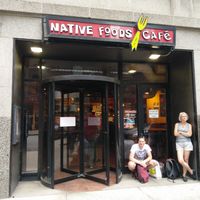 outside at Native Foods - The Loop in Chicago