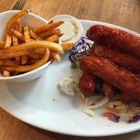 Korean fried chick’n wings at Native Foods - The Loop in Chicago
