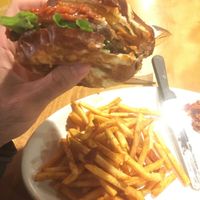 Vegan wonder!!! This is the Gastropub Burger!!! at Native Foods - The Loop in Chicago