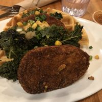 Chicken and Waffles at Native Foods - The Loop in Chicago