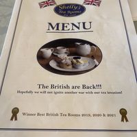   at Shelly's Tea Rooms in Plymouth