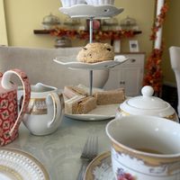   at Shelly's Tea Rooms in Plymouth