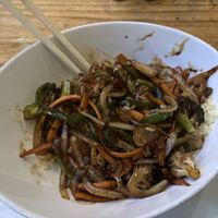 Bali chicken (without chicken)  at ViaVia in Copan Ruinas