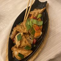Doufu alla piastra con verdure  at Mood in Turin