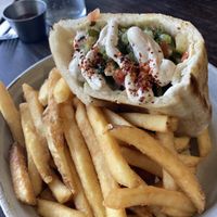 Falafel pita pocket  at Paradise Valley Hotel in Clematis