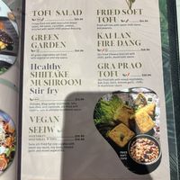 Menu  at Spice Market in Fremantle