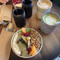 Auckland’s Favourite und Matcha Latte   at Auckland Coffee in Nuremberg