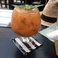 Mango cooler   at Apapacho in Lo De Marcos