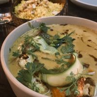 Coconut curry   at Apapacho in Lo De Marcos