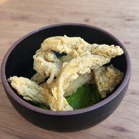 Fritto Funghi at Osteria Du in Toronto