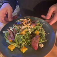 Delicata squash salad   at Osteria Du in Toronto