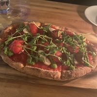 Ricotta speciality pizza, great GF crust, delicious cheese (think it’s made in house)  at Osteria Du in Toronto