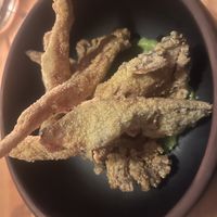 Fritto fungi  at Osteria Du in Toronto