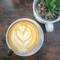 Turmeric Orange Blossom (no honey) at The Sacred Bean in Pueblo