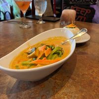 Pra ram curry with tofu at Buddha's Belly in Jacksonville Beach