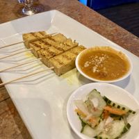 Tofu Satay  at Buddha's Belly in Jacksonville Beach