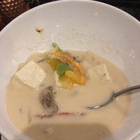 Vegetable soup w tofu in coconut milk base at Buddha's Belly in Jacksonville Beach