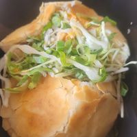 Indian style falafel (tastes better than it looks 😋) #Veganuary at Swati Snacks - Mumbai in Mumbai