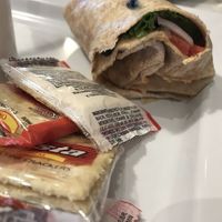 Veggie wrap sans cheese   at McAlister's Deli in St Joseph
