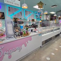 Inside at Origamy Gelato in Sunrise