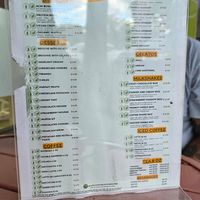Menu at Origamy Gelato in Sunrise