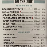 *check each side option to ensure they’re vegan*  at California Fish Grill in Palmdale