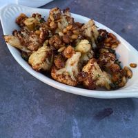 Fried cauliflower made vegan with no brown butter sauce at Pizzeria Sul Lago in Lake Oswego