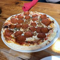 Vegan Sausage Pizza  at Pizzeria Sul Lago in Lake Oswego