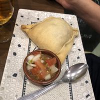 Empanada setas y puerro  at Más Que la Cresta in Cadiz