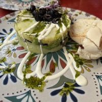 Causa limeña (vegan)  at Más Que la Cresta in Cadiz