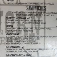 Veggie wrap add crispy tofu at Bighorn Tavern in Reno