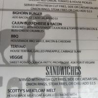 Quinoa patty burger at Bighorn Tavern in Reno
