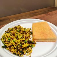 Sandwich y arroz at Artisti del Vegetariano in Milan