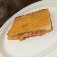 Mozzarella in Carrozza at Artisti del Vegetariano in Milan