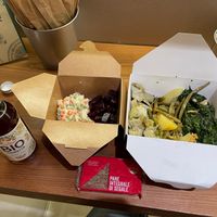 My late lunch. Total cost: 26.49 euros. at Artisti del Vegetariano in Milan