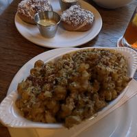 Hefeweizen Mac n cheese and pretzel plate  at Sweet Hereafter in Portland