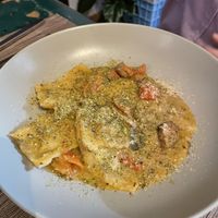 Ravioli con ricotta di canapa  at aTipico in Palermo