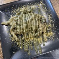 Pistachio pasta  at aTipico in Palermo
