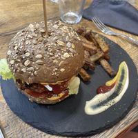 Old school burger  at aTipico in Palermo