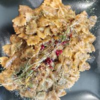 Farfalle al salmone at aTipico in Palermo