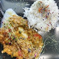 Curry di soia e verdure at aTipico in Palermo