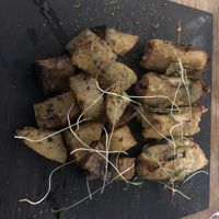 Seitan involtini and oven potatoes  at aTipico in Palermo
