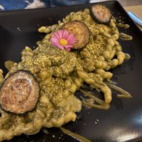 Pistachio pasta  at aTipico in Palermo