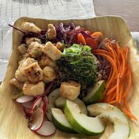 Poke bowl   at Ocean Lab Taproom in Carolina