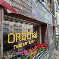 Outside at Orathai in Oudenaarde