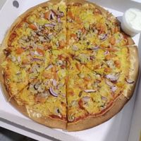 Amazing vegan pizza from The Fika Room. at The Fika Room in Easingwold