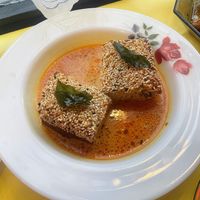 sesame toast  at Facing Heaven  in East London